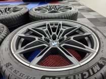 Used 19" / 20 Inch Genuine BMW Style 825 M Competiton G80 G82 M3 M4 Alloy Wheels,Orbit Grey Matt With Bright Turned Face, Delivery Miles,Wide Rear Inc Delivery Miles Michelin Tyres 5x112