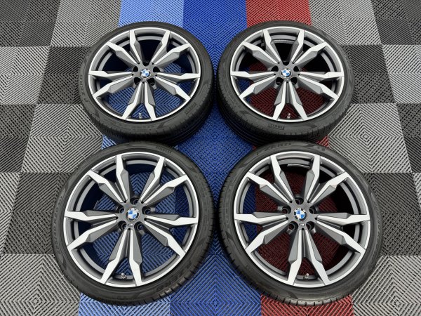Used 20 Inch Genuine BMW Style 717 M Alloy Wheels, F39 X2 / F48 X1 , Recently Refurbished Including Pirelli Tyres + TPMS Sensors 5x112