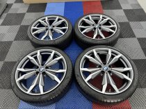 Used 20 Inch Genuine BMW Style 717 M Alloy Wheels, F39 X2 / F48 X1 , Recently Refurbished Including Pirelli Tyres + TPMS Sensors 5x112