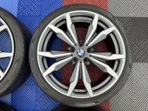 Used 20 Inch Genuine BMW Style 717 M Alloy Wheels, F39 X2 / F48 X1 , Recently Refurbished Including Pirelli Tyres + TPMS Sensors 5x112