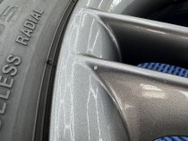 Used 18 Inch Genuine BMW Style 224 Z4M Alloy Wheels, Wider Rears,Good Condition Finished in Gunmetal, Inc VG Bridgestone Tyres 5x120