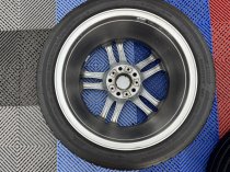 Used 18 Inch Genuine BMW Style 224 Z4M Alloy Wheels, Wider Rears,Good Condition Finished in Gunmetal, Inc VG Bridgestone Tyres 5x120