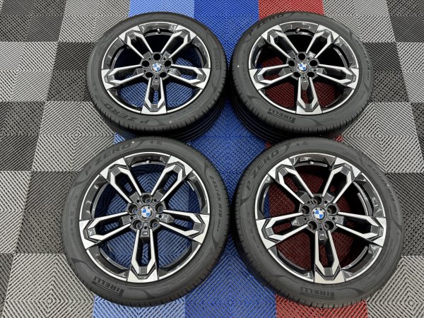 Used 19 Inch Genuine BMW Style 871 M Alloy Wheels, U11 X1 / U10 X2 IX1 IX2 , Delivery Mileage, Full Tread Pirelli Tyres 5x112