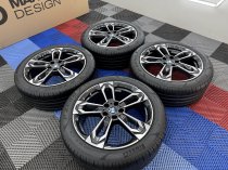Used 19 Inch Genuine BMW Style 871 M Alloy Wheels, U11 X1 / U10 X2 IX1 IX2 , Delivery Mileage, Full Tread Pirelli Tyres 5x112