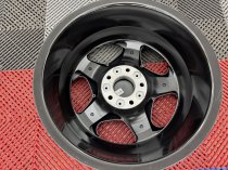 New 17 Inch Throwing Star M5 Style Alloy Wheels In Gloss Black With Polished Dish And Deeper 9" Rears 5x120