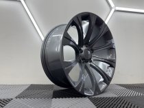 New 19 Inch 166 E60 5M Style Alloy Wheels In Gunmetal With Very Deep Concave 10" Rears BMW 5x120