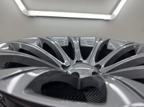 New 19 Inch 166 E60 5M Style Alloy Wheels In Gunmetal With Very Deep Concave 10" Rears BMW 5x120