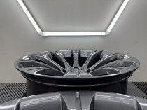 New 19 Inch 166 E60 5M Style Alloy Wheels In Gunmetal With Very Deep Concave 10" Rears BMW 5x120