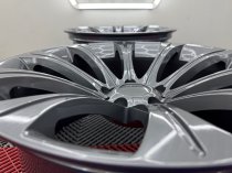 New 19 Inch 166 E60 5M Style Alloy Wheels In Gunmetal With Very Deep Concave 10" Rears BMW 5x120