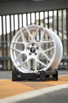 New 18 Inch Fox PF3 Alloy Wheels in Satin Silver 5x108