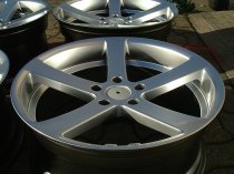 NEW 19 INCH CADES APOLLO ALLOY WHEELS IN HYPER SILVER, 8.5" ALL ROUND 5x120