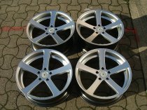 NEW 19 INCH CADES APOLLO ALLOY WHEELS IN HYPER SILVER, 8.5" ALL ROUND 5x120