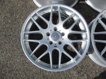 NEW 18 INCH RIVA FOX DTM CSL ALLOY WHEELS FINISHED IN SILVER WITH DEEPER CONCAVE WIDER 8.5" REAR 5x120