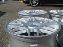 NEW 18" RIVA FOX DTM CSL ALLOY WHEELS FINISHED IN SILVER, DEEPER CONCAVE WIDER 8.5" REAR'S