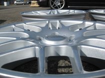 NEW 18" RIVA FOX DTM CSL ALLOY WHEELS FINISHED IN SILVER, DEEPER CONCAVE WIDER 8.5" REAR'S