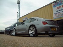 NEW 18 INCH RIVA FOX DTM CSL ALLOY WHEELS FINISHED IN SILVER WITH DEEPER CONCAVE WIDER 8.5" REAR 5x120
