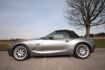 NEW 18 INCH RIVA FOX DTM CSL ALLOY WHEELS FINISHED IN SILVER WITH DEEPER CONCAVE WIDER 8.5" REAR 5x120