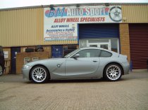 NEW 18 INCH RIVA FOX DTM CSL ALLOY WHEELS FINISHED IN SILVER WITH DEEPER CONCAVE WIDER 8.5" REAR 5x120