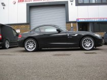 NEW 18 INCH RIVA FOX DTM CSL ALLOY WHEELS FINISHED IN SILVER WITH DEEPER CONCAVE WIDER 8.5" REAR 5x120