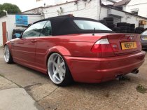 NEW 20 INCH MK MOTORSPORT ALLOY WHEELS IN SILVER WITH POLISHED DISH AND VERY DEEP 10.5" REARS 5x120
