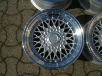 NEW 16 INCH DARE DR RS ALLOY WHEELS IN SILVER WITH POLISHED DISH AND CHROME RIVETS, DEEPER 9" REAR OPTION 5x112/120