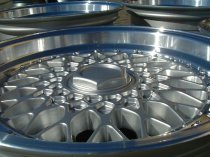 NEW 16 INCH DARE DR RS ALLOY WHEELS IN SILVER WITH POLISHED DISH AND CHROME RIVETS, DEEPER 9" REAR OPTION 5x112/120