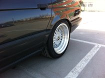 NEW 17 INCH DARE DR RS ALLOY WHEELS IN SILVER WITH CHROME RIVETS, VERY DEEP DISH 10" REARS 5x120/112