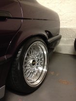 NEW 17 INCH DARE DR RS ALLOY WHEELS IN SILVER WITH CHROME RIVETS, VERY DEEP DISH 10" REARS 5x120/112