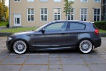 NEW 17 INCH DARE DR RS ALLOY WHEELS IN SILVER WITH POLISHED DISH AND CHROME RIVETS 5x100/112