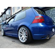 NEW 18 INCH 3SDM 0.01 ALLOY WHEELS IN SILVER WITH POLISHED FACE AND DEEPER CONCAVE 9.5" REAR OPTION 5x100