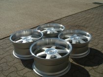NEW 20" MOTORSPORT ALLOYS WHEELS SILVER WITH POLISHED DISH