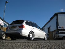 NEW 20 INCH MK MOTORSPORT ALLOY WHEELS IN SILVER WITH VERY DEEP POLISHED DISH 10.5" REARS et35/35 5x120