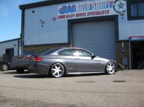 NEW 20 INCH MK MOTORSPORT ALLOY WHEELS IN SILVER WITH VERY DEEP POLISHED DISH 10.5" REARS et35/35 5x120