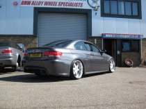 NEW 20 INCH MK MOTORSPORT ALLOY WHEELS IN SILVER WITH VERY DEEP POLISHED DISH 10.5" REARS et35/35 5x120