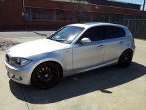 NEW 18 INCH RIVA FOX DTM CSL ALLOY WHEELS IN GLOSS BLACK WITH DEEPER CONCAVE WIDER 8.5" REAR 5x120
