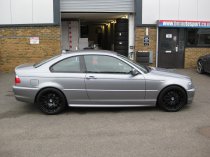 NEW 18 INCH RIVA FOX DTM CSL ALLOY WHEELS IN GLOSS BLACK WITH DEEPER CONCAVE WIDER 8.5" REAR 5x120