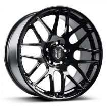 NEW 19 INCH FOX RIVA DTM CSL ALLOY WHEEL IN GLOSS BLACK WITH DEEPER CONCAVE 9″ REAR 5x120