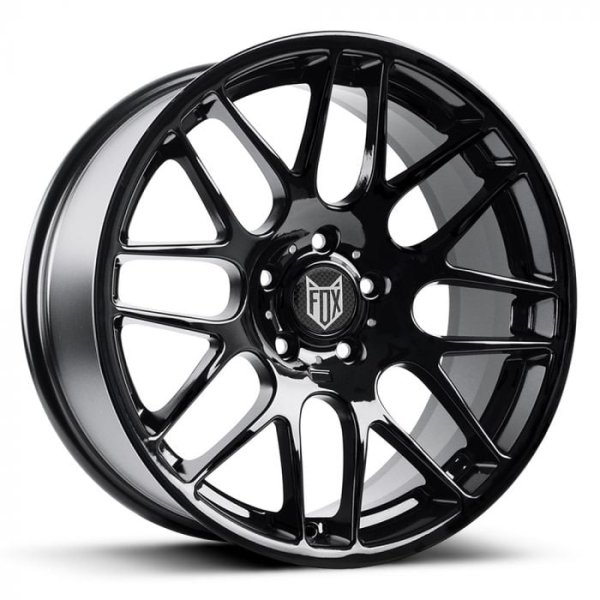 NEW 19 INCH FOX RIVA DTM CSL ALLOY WHEEL IN GLOSS BLACK WITH DEEPER CONCAVE 9" REAR 5x120