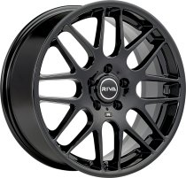 NEW 19" FOX RIVA DTM CSL ALLOY WHEEL IN GLOSS BLACK WITH DEEPER CONCAVE 9" REAR