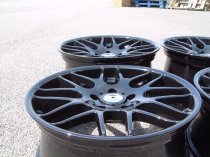 NEW 19 INCH FOX RIVA DTM CSL ALLOY WHEEL IN GLOSS BLACK WITH DEEPER CONCAVE 9" REAR 5x120
