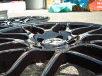 NEW 19 INCH FOX RIVA DTM CSL ALLOY WHEEL IN GLOSS BLACK WITH DEEPER CONCAVE 9" REAR 5x120
