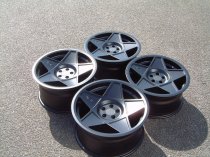 NEW 18 INCH 3SDM 0.05 ALLOY WHEELS IN SATIN BLACK WITH DEEPER CONCAVE 9.5" REAR OPTION 5x112