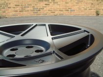 NEW 18 INCH 3SDM 0.05 ALLOY WHEELS IN SATIN BLACK WITH DEEPER CONCAVE 9.5" REAR OPTION 5x112