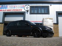 NEW 18 INCH 3SDM 0.05 ALLOY WHEELS IN SATIN BLACK WITH DEEPER CONCAVE 9.5" REAR OPTION 5x112
