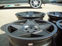 NEW 18 INCH 3SDM 0.05 ALLOY WHEELS IN SATIN BLACK WITH DEEPER CONCAVE 9.5" REAR OPTION 5x100