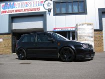 NEW 18 INCH 3SDM 0.05 ALLOY WHEELS IN SATIN BLACK WITH DEEPER CONCAVE 9.5" REAR OPTION 5x100