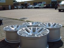 NEW 18 INCH 3SDM 0.01 ALLOY WHEELS IN SILVER WITH POLISHED FACE AND DEEPER CONCAVE 9.5" REAR OPTION 5x112