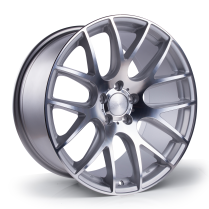 NEW 18 INCH 3SDM 0.01 ALLOY WHEELS IN SILVER WITH POLISHED FACE AND DEEPER CONCAVE 9.5″ REAR OPTION 5x112
