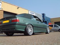 NEW 19 INCH ATOMIC CSL ALLOY WHEELS IN HYPER SILVER, WITH DEEPER CONCAVE 9.5" ET45 REAR**RARE FITMENT** 5x120
