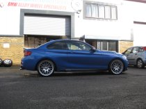 NEW 19 INCH ATOMIC CSL ALLOY WHEELS IN HYPER SILVER, WITH DEEPER CONCAVE 9.5" ET45 REAR**RARE FITMENT** 5x120